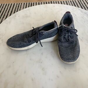 Allbirds Mens Wool Runners WRM M 12 Charcoal Grey & Brown Sneakers